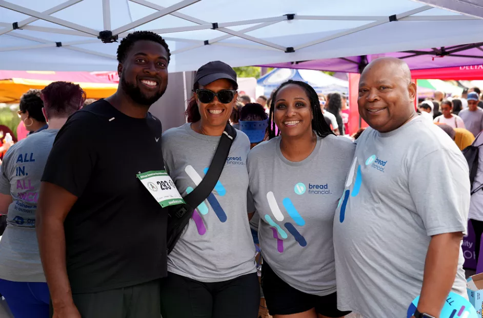 Members of the Members of the BLAC BRG and DE&I office at the annual African-American Male Wellness Walk.