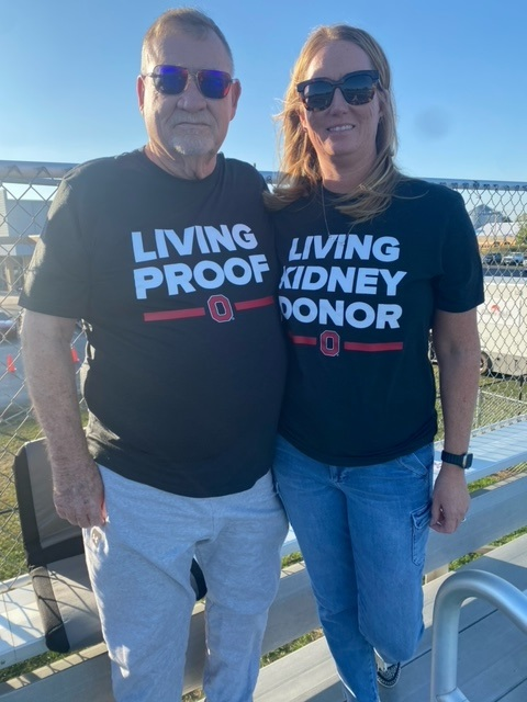 Mike Cook, left, and his daughter, Bread Financial EVP and Chief Credit Risk Officer Tammy McConnaughey.