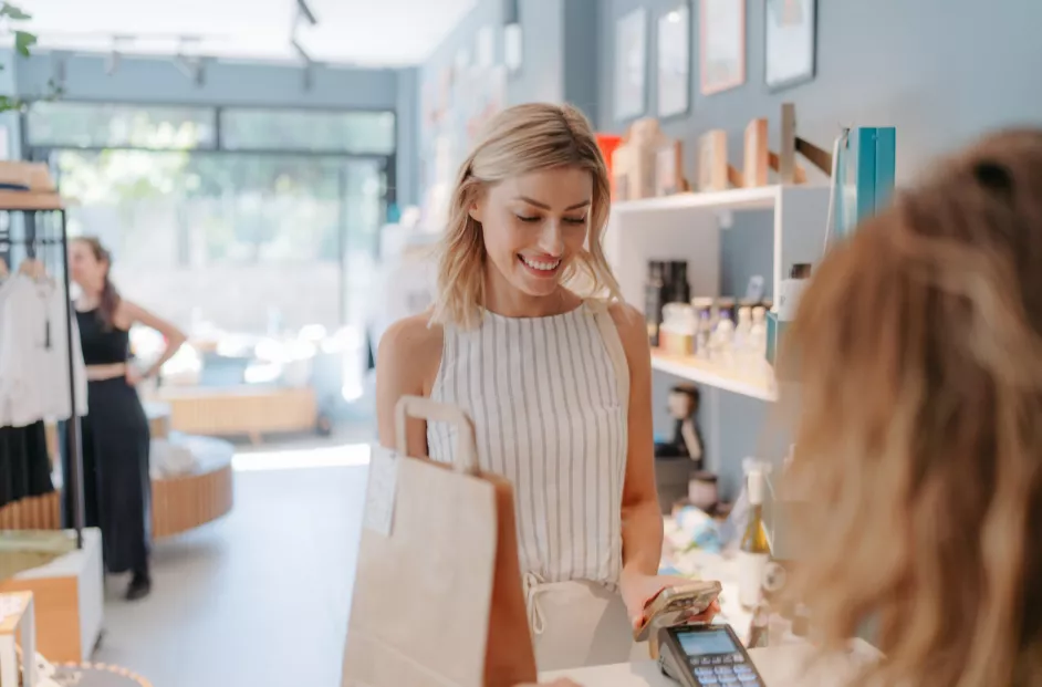 woman shopping