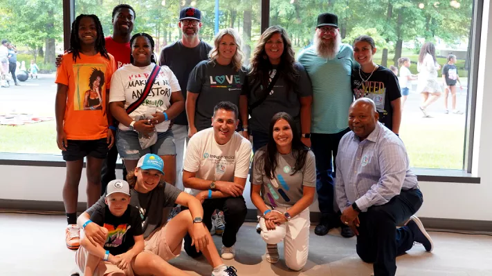 Members of the BLAC BRG, DE&I office and allies at a Juneteenth celebration at Bread Financial's Easton office.