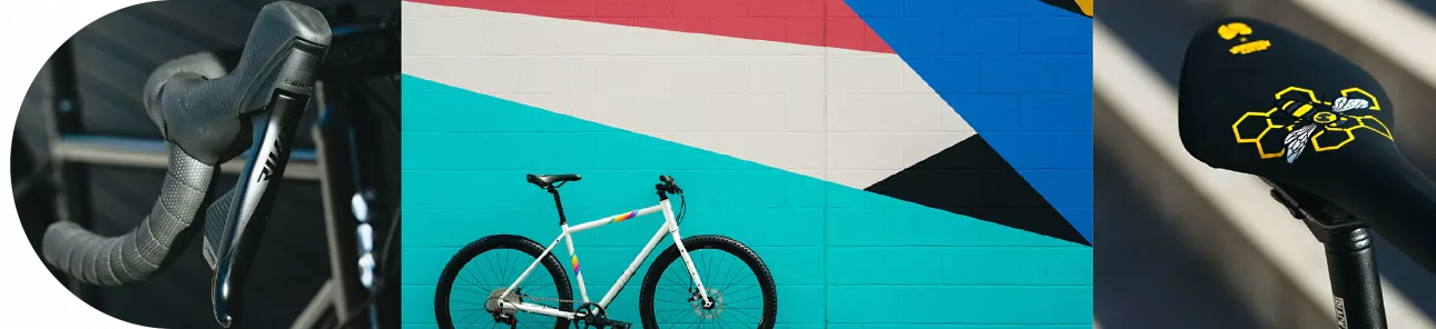 Bicycle parts footer