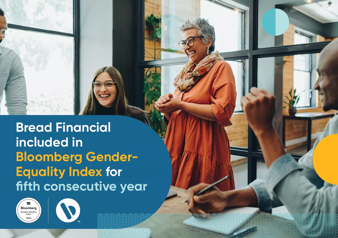Bread Financial is included in the Bloomberg GEI for the fifth consecutive year.