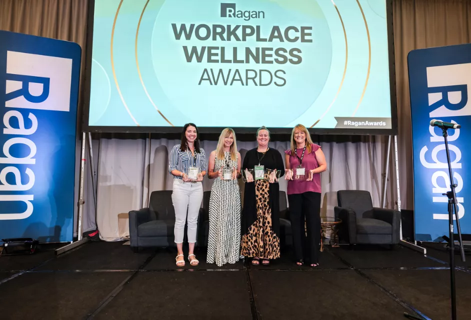 Group photo from Ragan Workplace Wellness Awards